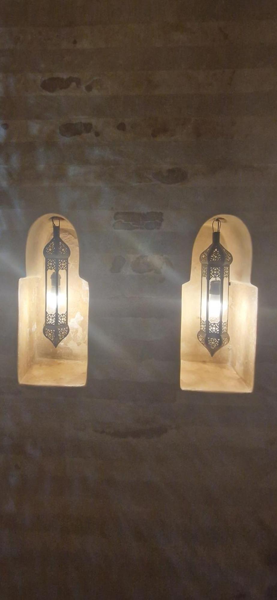 Riad Les Nuits De Marrakech Marrakesch Exterior foto Two Moroccan wall lights