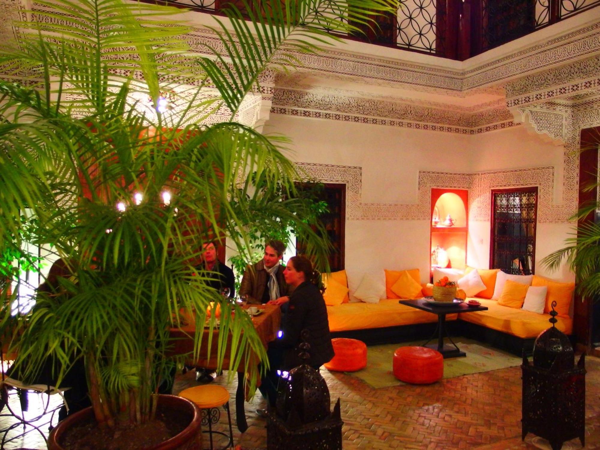 Riad Les Nuits De Marrakech Marrakesch Exterior foto The interior of the hotel